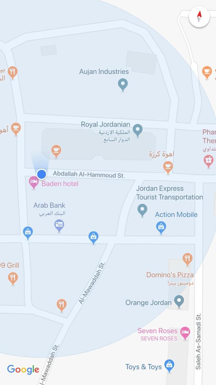 Baden Hotel Suites Амман Екстер'єр фото